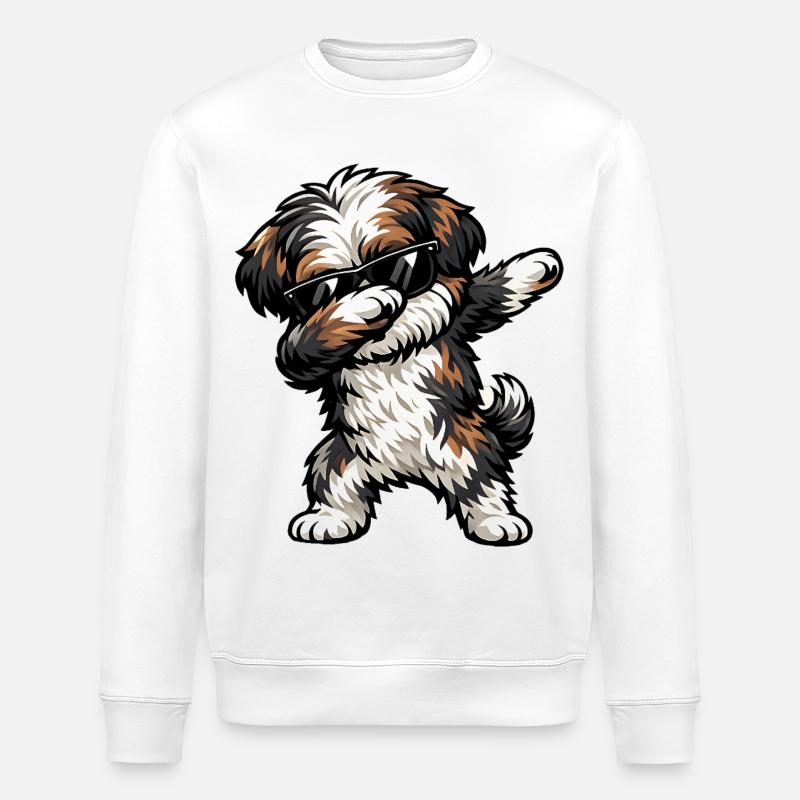 Dabing de Bolonka Zwetna - Sweat bio ROLLER Stanley/Stella Unisexe - blanc