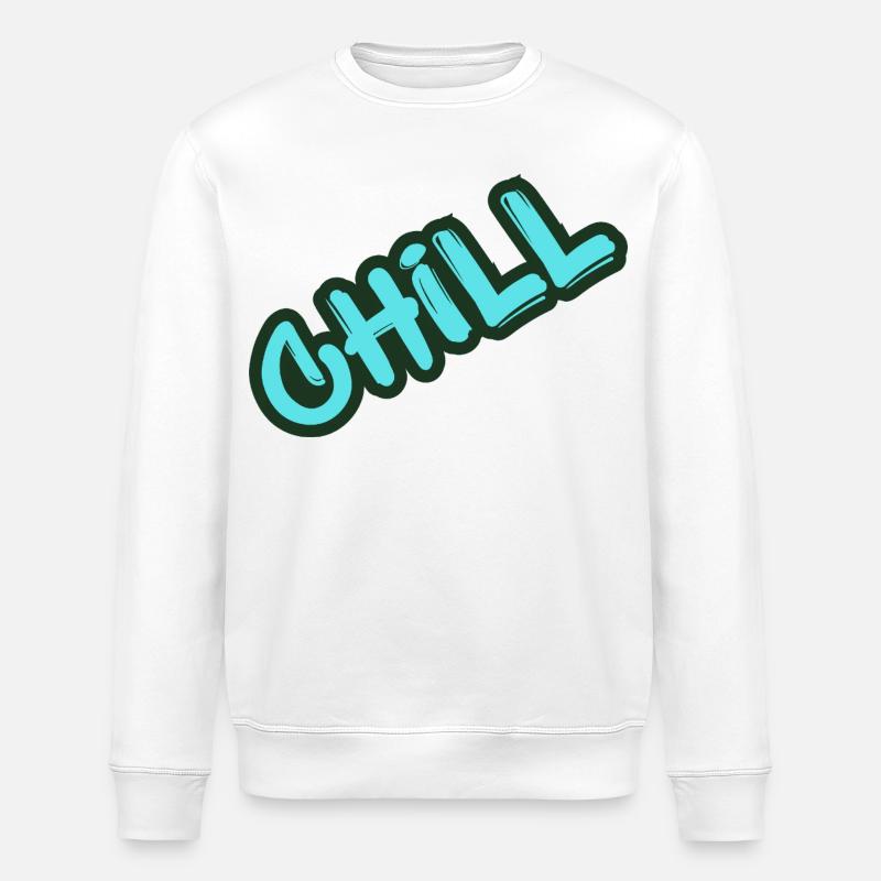 Chill Neon Graffiti - Stanley/Stella Unisex Bio-Sweatshirt ROLLER - Weiß