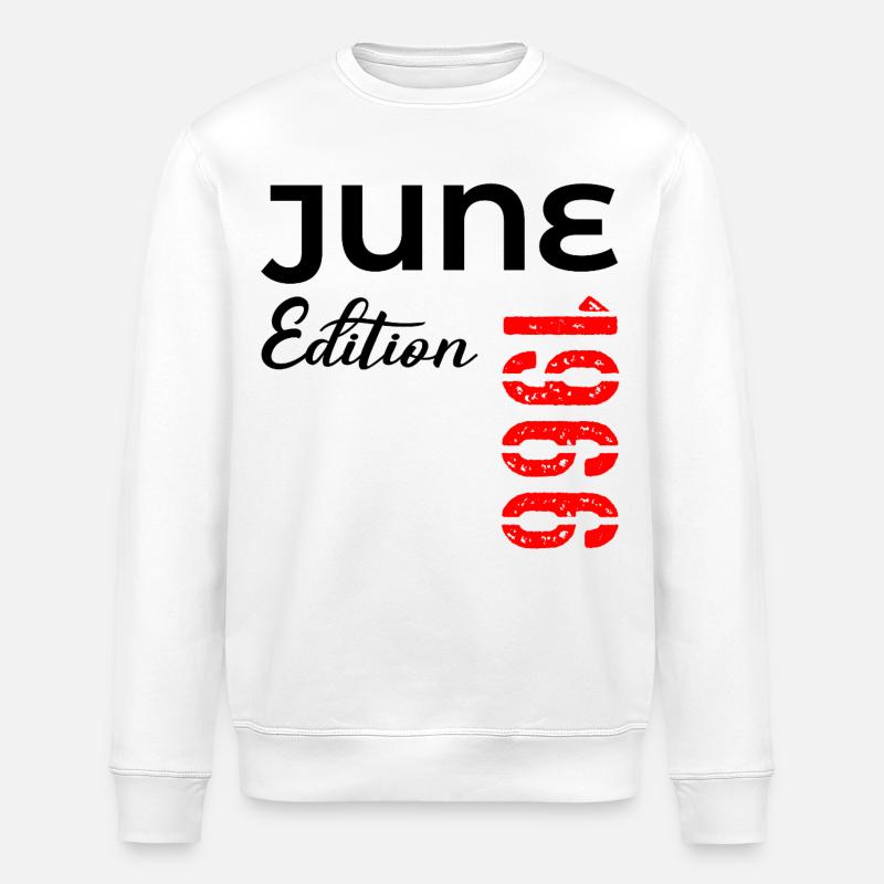 60e anniversaire juin 1966 - Sweat bio ROLLER Stanley/Stella Unisexe - blanc