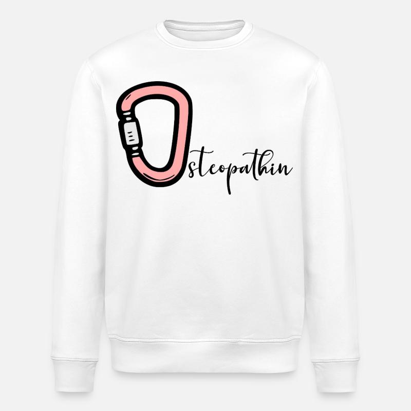 Osteopathy Osteopath - Stanley/Stella ROLLER Unisex Organic Sweatshirt - white