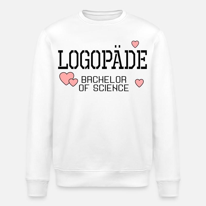Logopäde Bachelor-Studium Logopädie - Stanley/Stella Unisex Bio-Sweatshirt ROLLER - Weiß