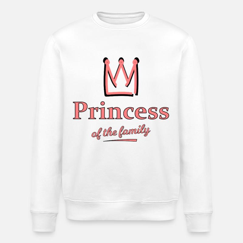 Princesse de la famille - Sweat bio ROLLER Stanley/Stella Unisexe - blanc