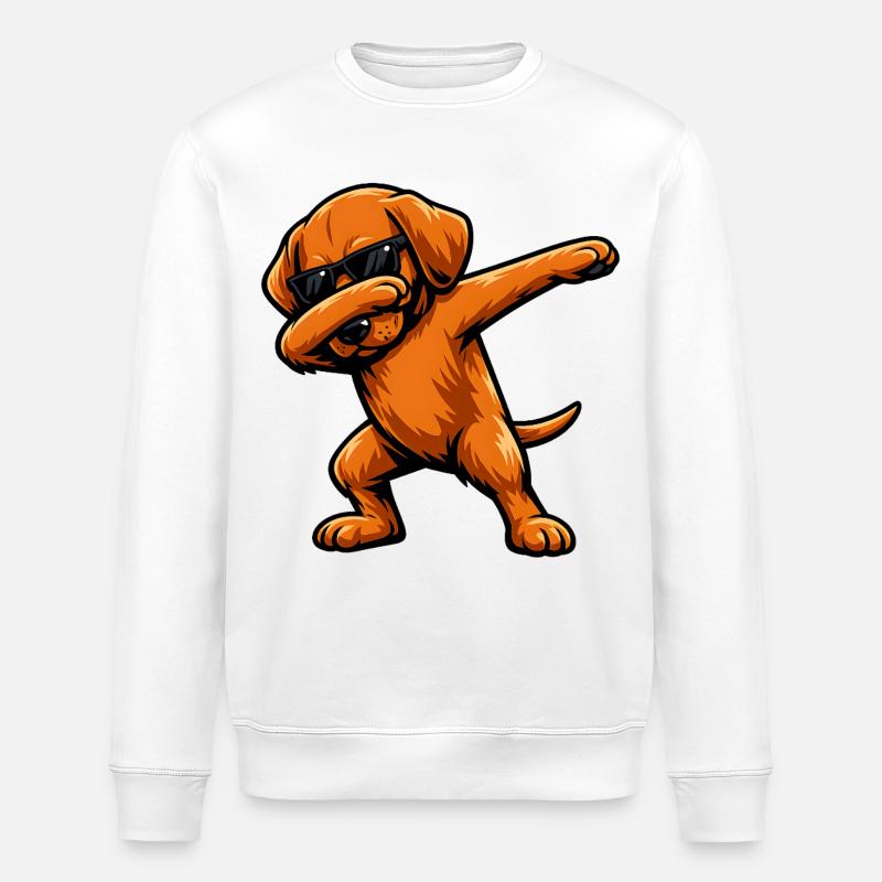 Tabbing Vizsla - Sweat bio ROLLER Stanley/Stella Unisexe - blanc