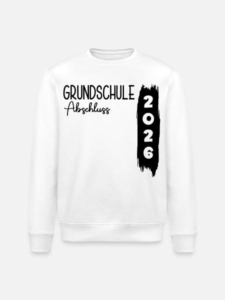 Grundschule Abschluss 2026 - Stanley/Stella Unisex Bio-Sweatshirt ROLLER - Weiß