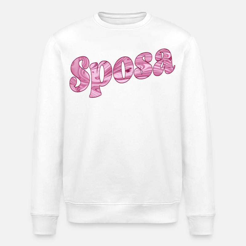 Italien-Braut - Stanley/Stella Unisex Bio-Sweatshirt ROLLER - Weiß