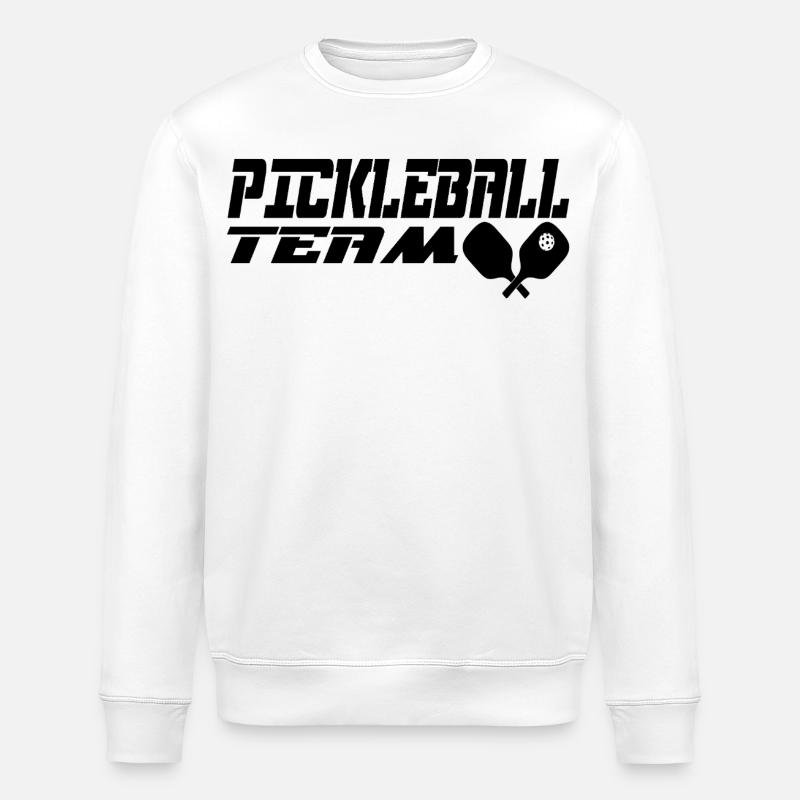 Pickleball - Stanley/Stella Unisex Bio-Sweatshirt ROLLER - Weiß