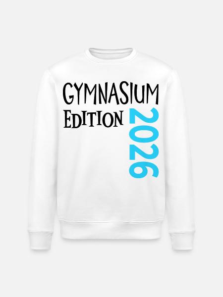 Gymnasium 2026 - Stanley/Stella ROLLER Unisex Organic Sweatshirt - white
