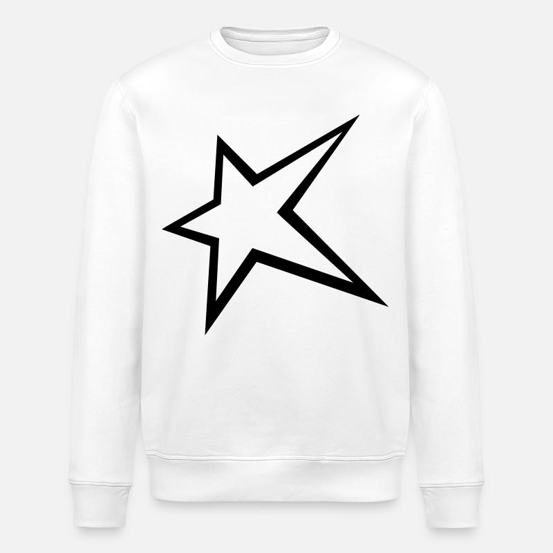 Star - Sweat bio ROLLER Stanley/Stella Unisexe - blanc