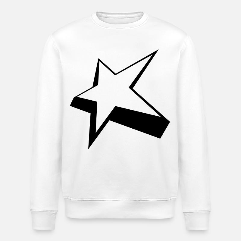 Star - Sweat bio ROLLER Stanley/Stella Unisexe - blanc