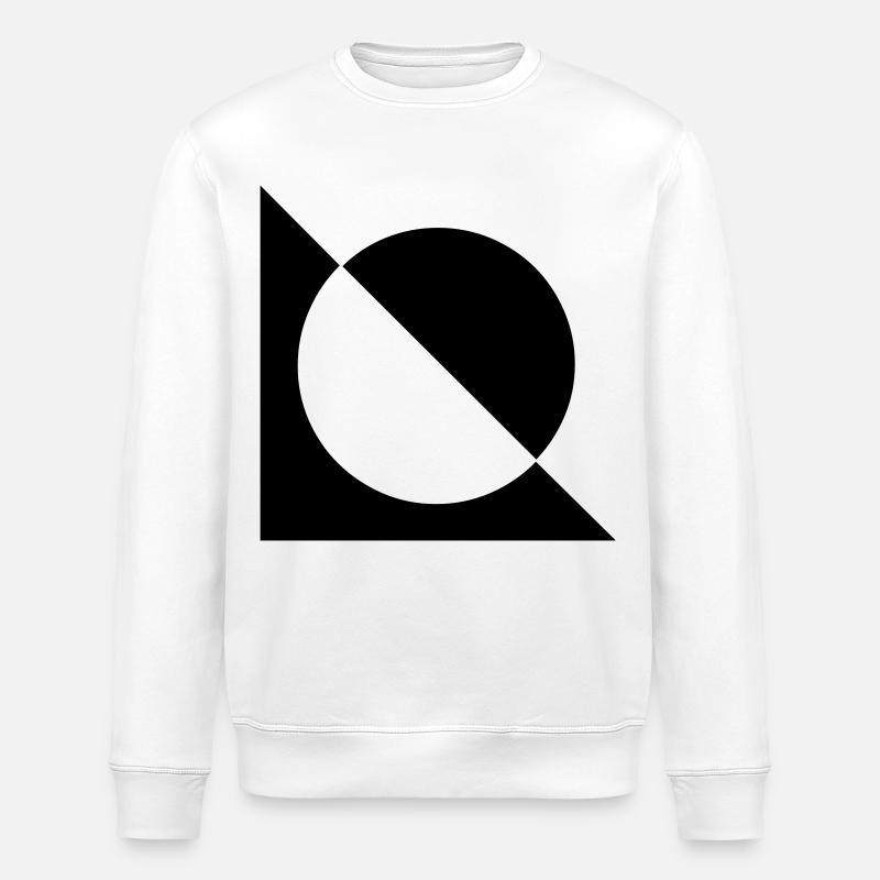 Noir et blanc - Sweat bio ROLLER Stanley/Stella Unisexe - blanc