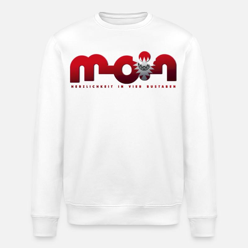 Moin - Stanley/Stella Unisex Bio-Sweatshirt ROLLER - Weiß
