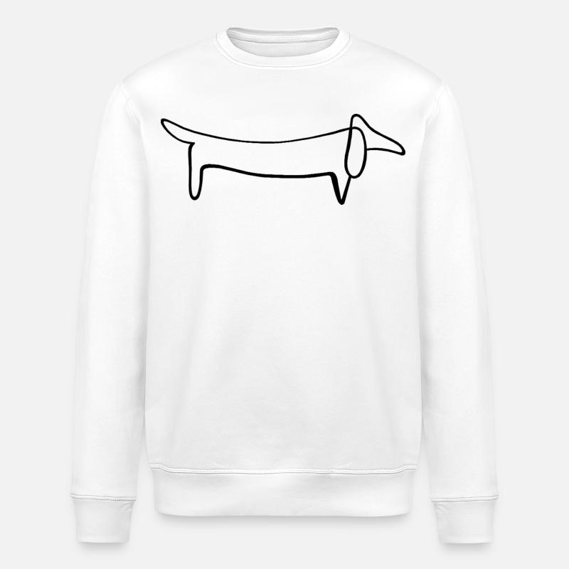 Hund - Stanley/Stella Unisex Bio-Sweatshirt ROLLER - Weiß