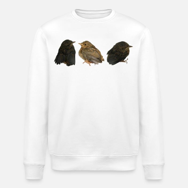 Robin Branches - Stanley/Stella ROLLER Unisex Organic Sweatshirt - white