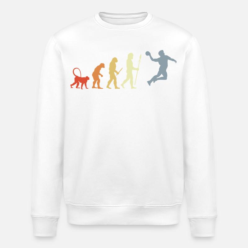 Evolution Handballer - Stanley/Stella Unisex Bio-Sweatshirt ROLLER - Weiß