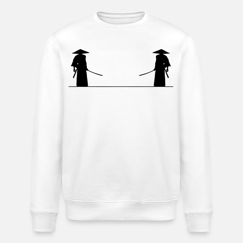 Bataille de samouraï - Sweat bio ROLLER Stanley/Stella Unisexe - blanc