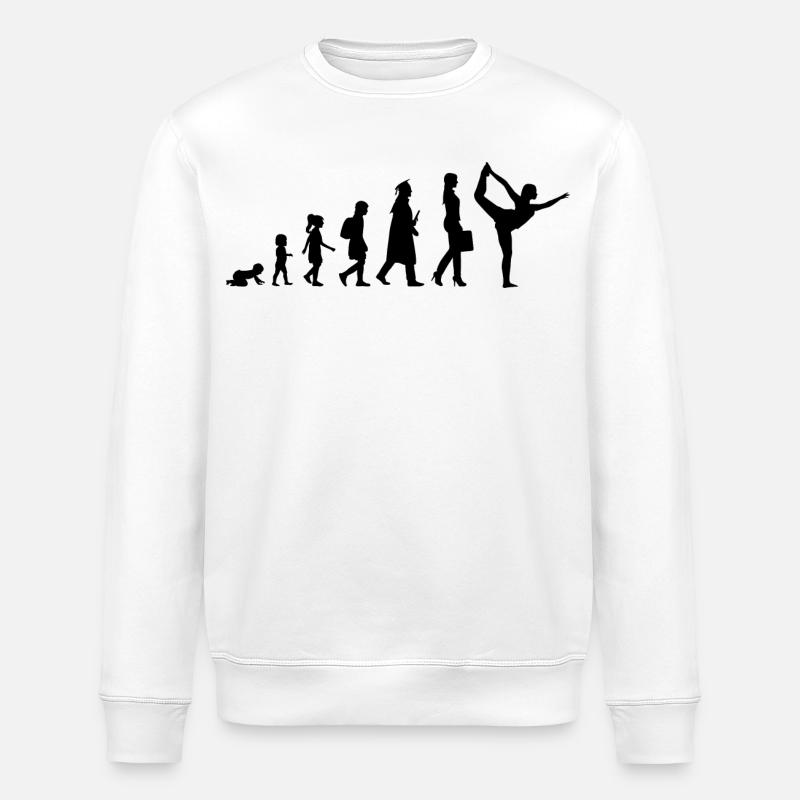 Yogini Development - Stanley/Stella ROLLER Unisex Organic Sweatshirt - white