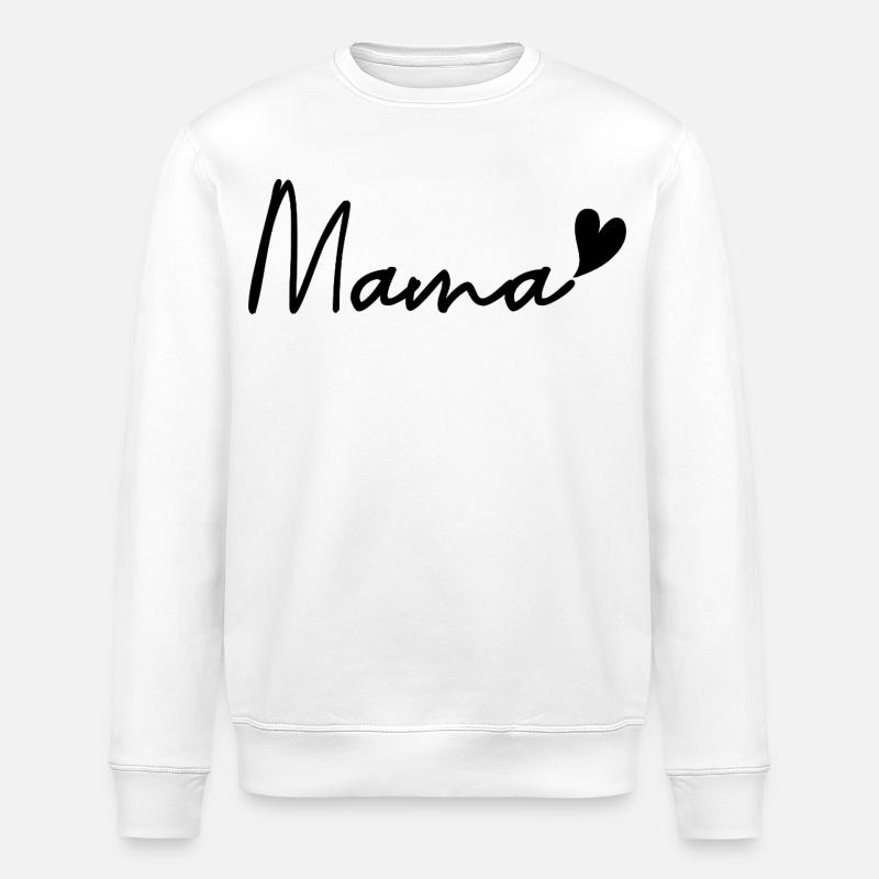 mama - Stanley/Stella ROLLER Unisex Organic Sweatshirt - white
