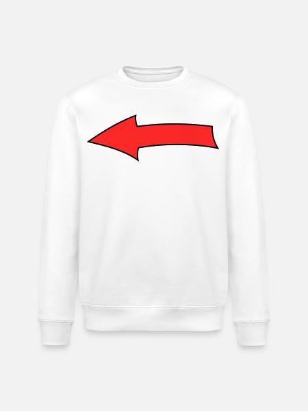 Pfeilbogen - Stanley/Stella Unisex Bio-Sweatshirt ROLLER - Weiß