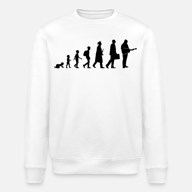 Développement du guitariste - Sweat bio ROLLER Stanley/Stella Unisexe - blanc