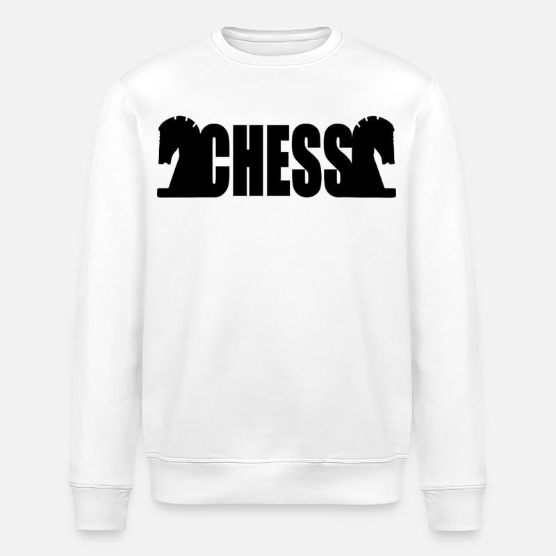 Schach - Stanley/Stella Unisex Bio-Sweatshirt ROLLER - Weiß