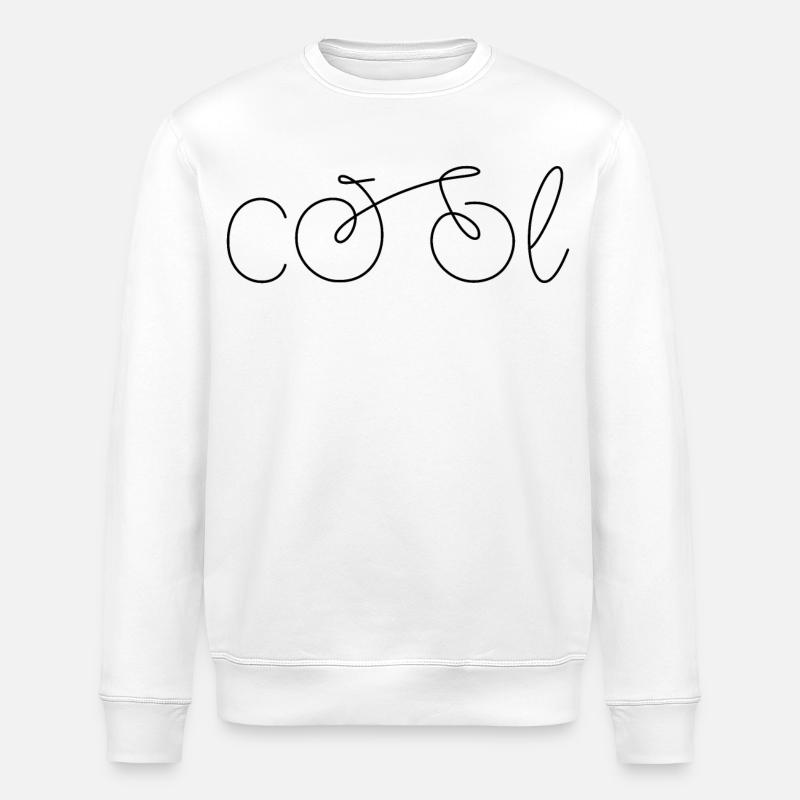 Fahrrad cool - Stanley/Stella Unisex Bio-Sweatshirt ROLLER - Weiß
