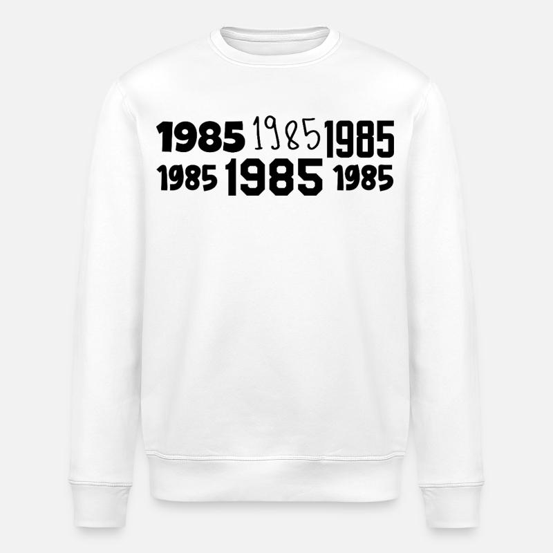 1985 – Großartig seit 1985 - Stanley/Stella Unisex Bio-Sweatshirt ROLLER - Weiß