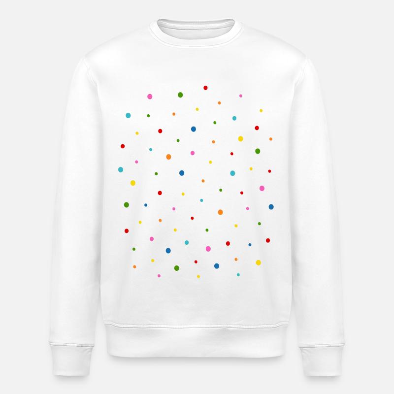 Konfetti - Stanley/Stella Unisex Bio-Sweatshirt ROLLER - Weiß