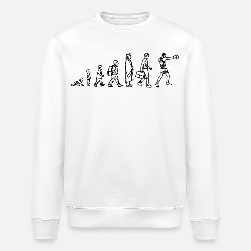 Boxen Evolution - Stanley/Stella Unisex Bio-Sweatshirt ROLLER - Weiß