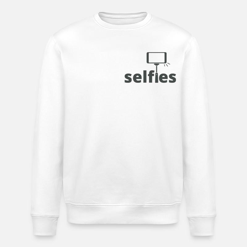 Enough_white - Stanley/Stella Unisex Bio-Sweatshirt ROLLER - Weiß