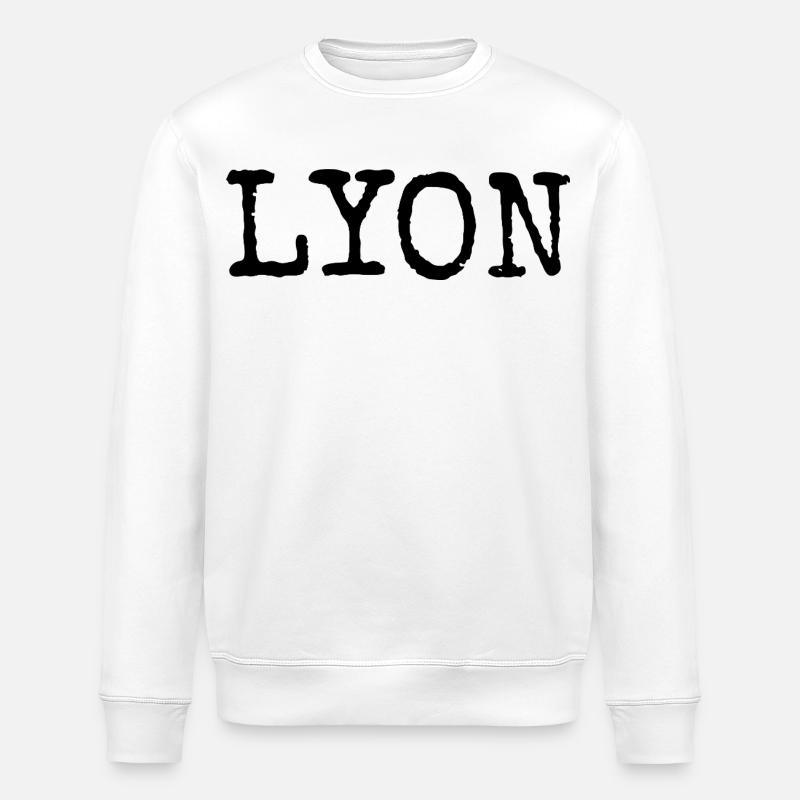 Lyon - Stanley/Stella ROLLER Unisex Organic Sweatshirt - white