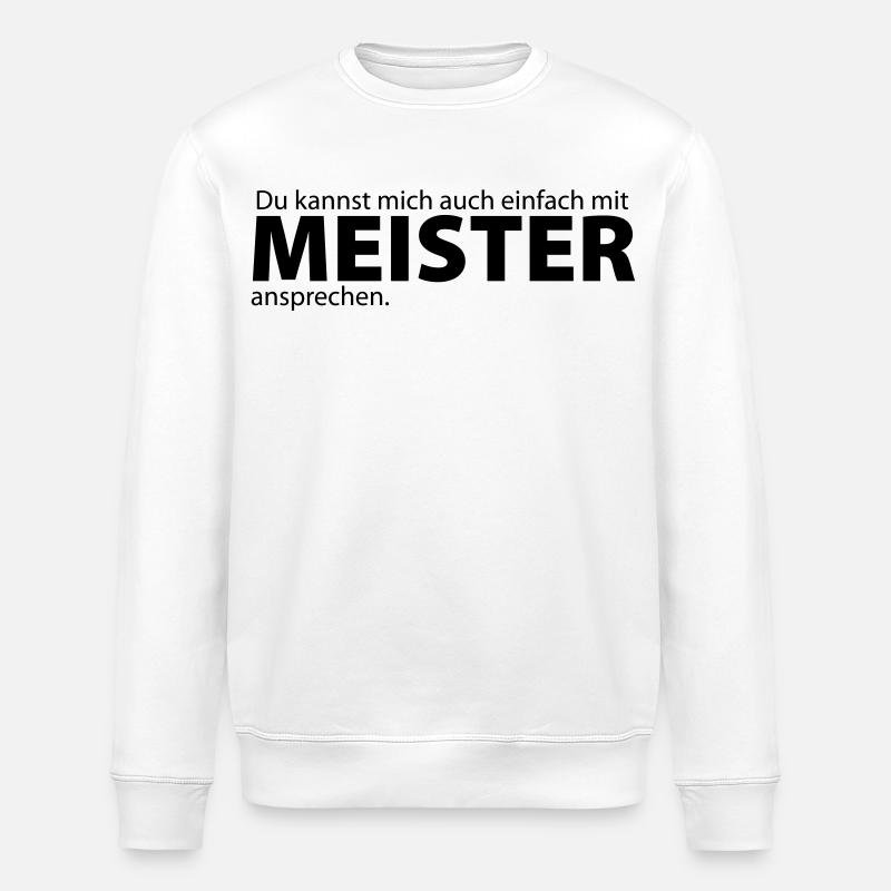 respond with Master - Stanley/Stella ROLLER Unisex Organic Sweatshirt - white