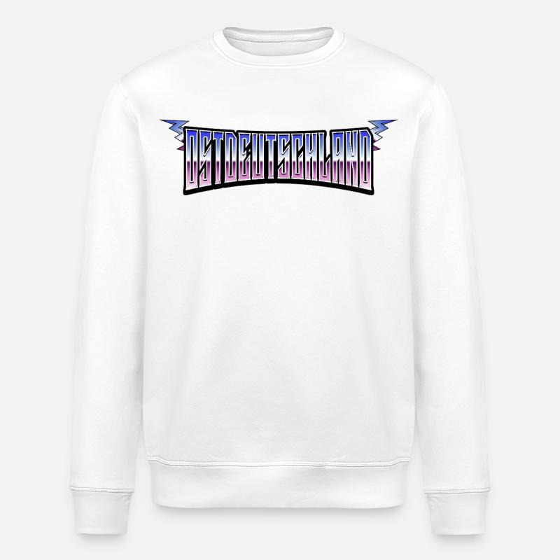 Ostdeutschland Ossis Osten Ostdeutscher - Stanley/Stella Unisex Bio-Sweatshirt ROLLER - Weiß