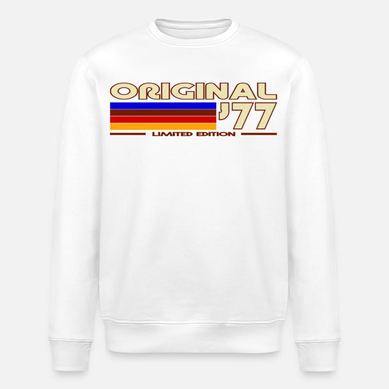 1977 - Stanley/Stella Unisex Bio-Sweatshirt ROLLER - Weiß