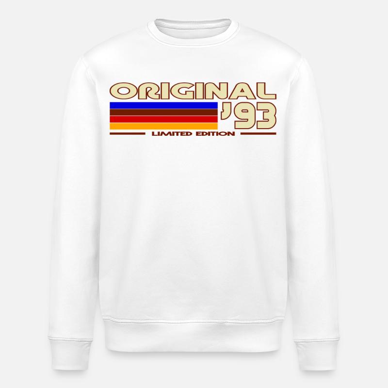 1993 - Stanley/Stella ROLLER Unisex Organic Sweatshirt - white