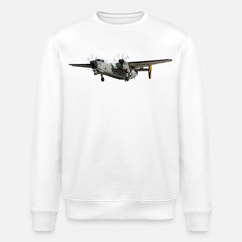 C-2A Greyhound - Sweat bio ROLLER Stanley/Stella Unisexe - blanc