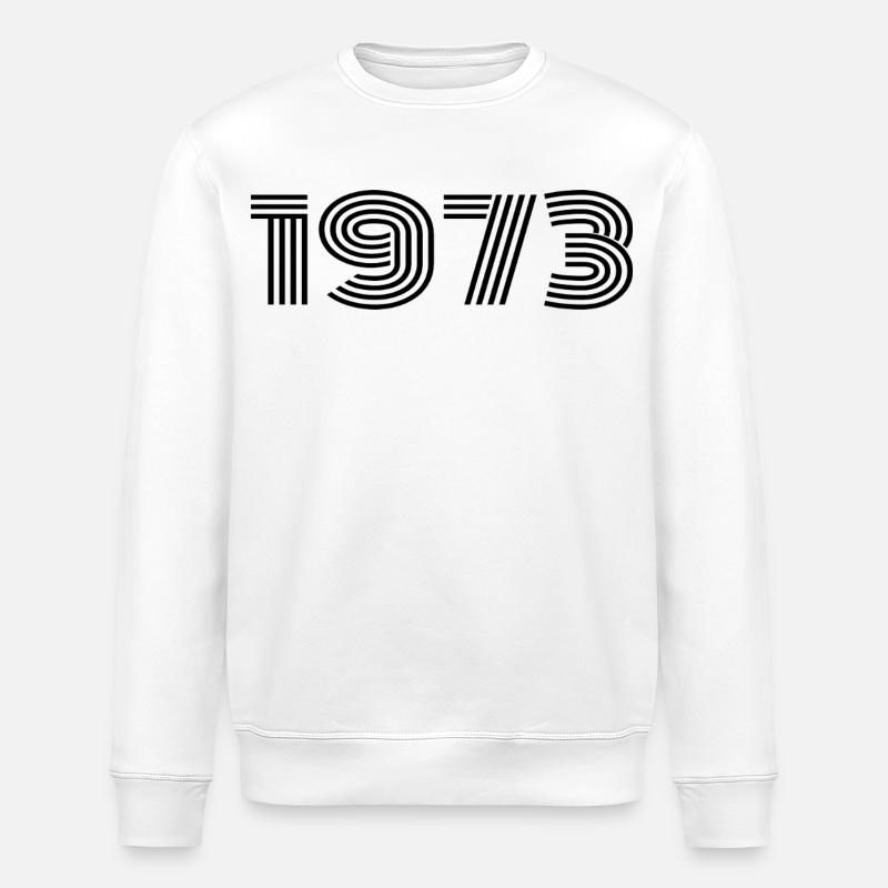 52e Anniversaire 52 ans Anniversaire - Sweat bio ROLLER Stanley/Stella Unisexe - blanc