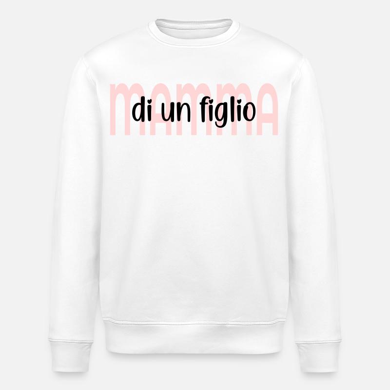 Mutter eines Kindes - Stanley/Stella Unisex Bio-Sweatshirt ROLLER - Weiß