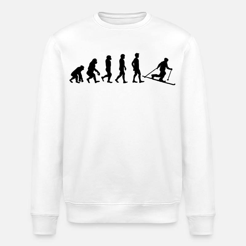 Evolution Telemark - Stanley/Stella Unisex Bio-Sweatshirt ROLLER - Weiß