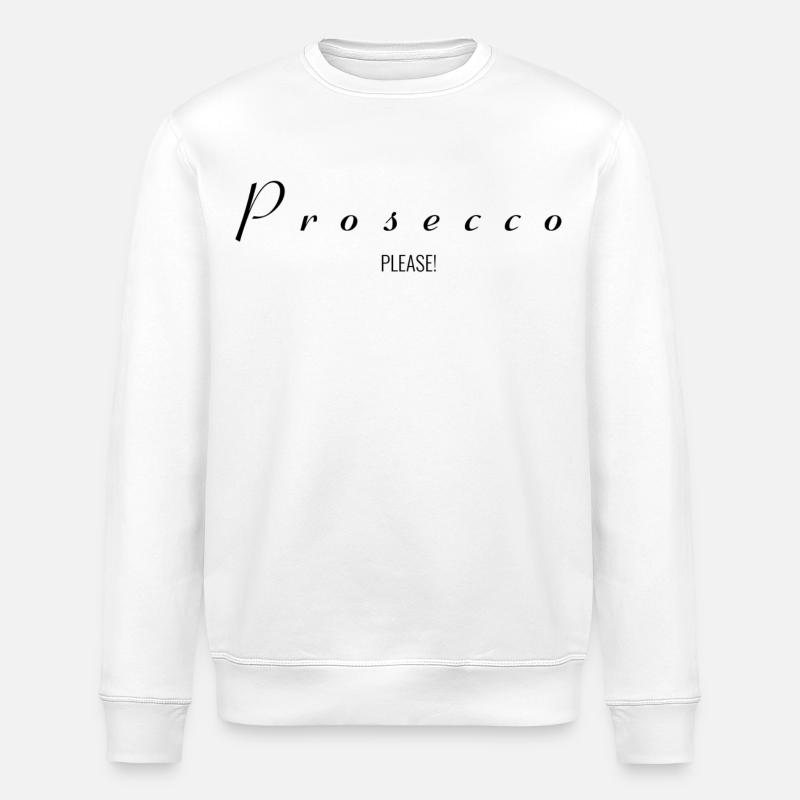 Prosecco Please ! - Sweat bio ROLLER Stanley/Stella Unisexe - blanc