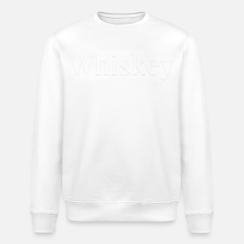 Whiskey & Fleisch – Ruhig genießen - Stanley/Stella Unisex Bio-Sweatshirt ROLLER - Weiß