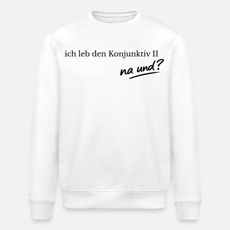 Konjunktiv2 - Stanley/Stella Unisex Bio-Sweatshirt ROLLER - Weiß