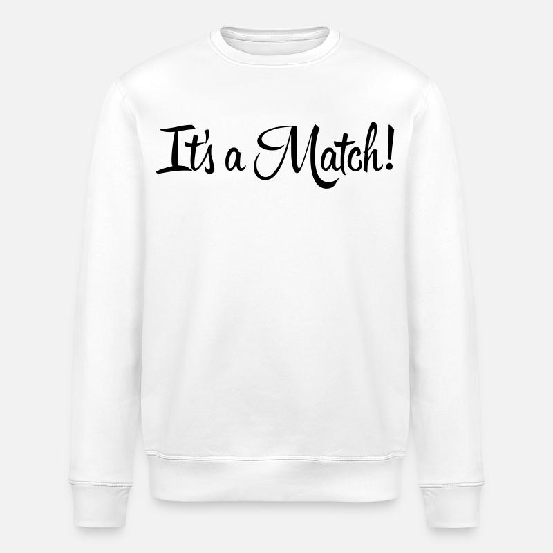 Es ist ein Match! - Stanley/Stella Unisex Bio-Sweatshirt ROLLER - Weiß