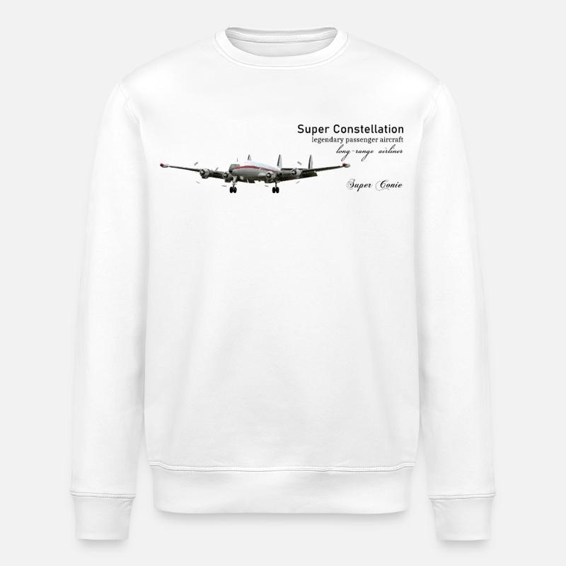 Super Constellation - Stanley/Stella Unisex Bio-Sweatshirt ROLLER - Weiß