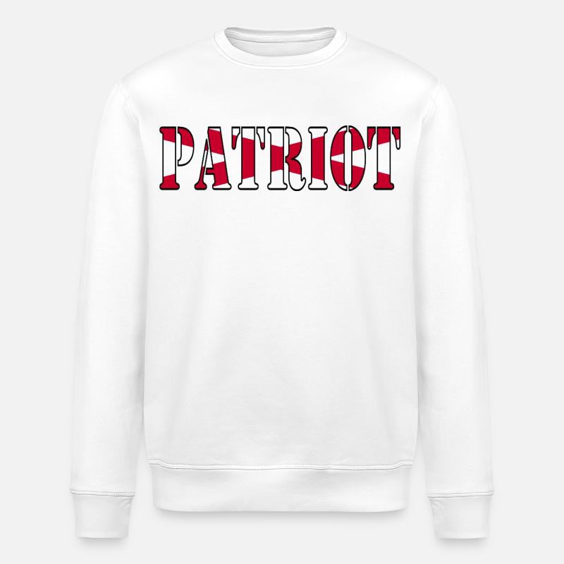 Nordirischer Patriot - Stanley/Stella Unisex Bio-Sweatshirt ROLLER - Weiß