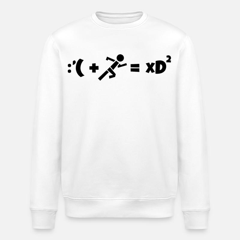Runner Formula - Stanley/Stella ROLLER Unisex Organic Sweatshirt - white