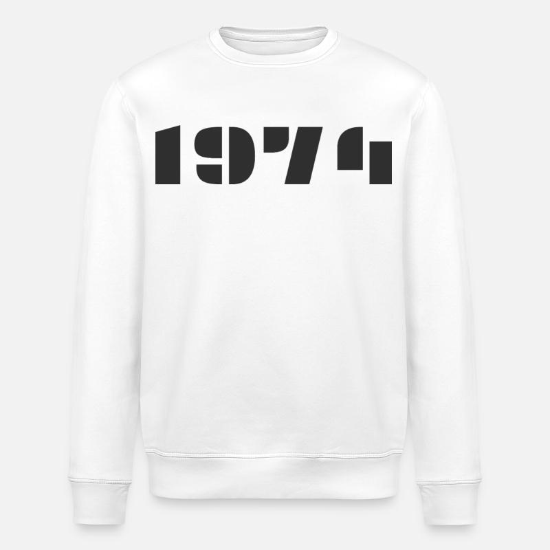 1974 - Stanley/Stella Unisex Bio-Sweatshirt ROLLER - Weiß