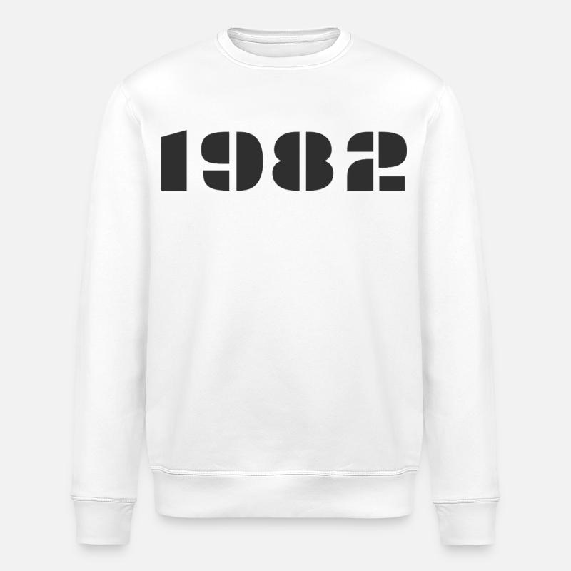 1982 - Sweat bio ROLLER Stanley/Stella Unisexe - blanc