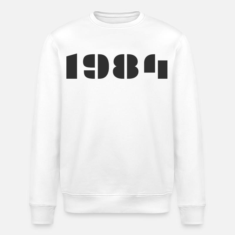 1984 - Stanley/Stella ROLLER Unisex Organic Sweatshirt - white