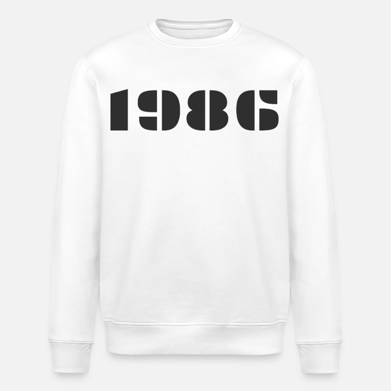 1986 - Sweat bio ROLLER Stanley/Stella Unisexe - blanc