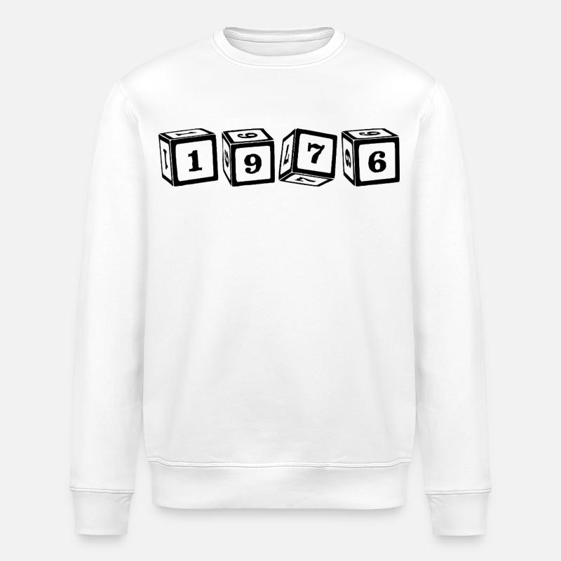 Millésime 1976 - Sweat bio ROLLER Stanley/Stella Unisexe - blanc